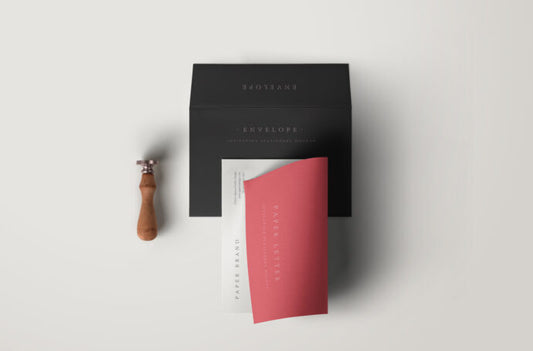 Invitation Card and Envelope Mockup Design