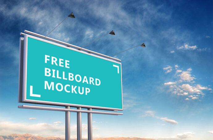 Large Billboard Template for Mockup