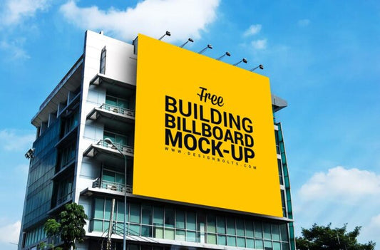 Large Outdoor Building Billboard Template