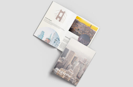 Magazine Mockup for Open and Closed Designs