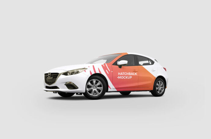 Mazda Hatchback Vehicle Template