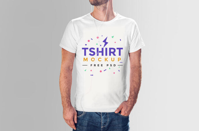 Men's T-Shirt Mockup Template