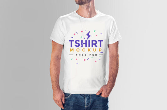 Men's T-Shirt Mockup Template