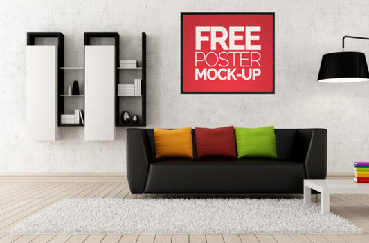 Minimalist Poster Mockup Template