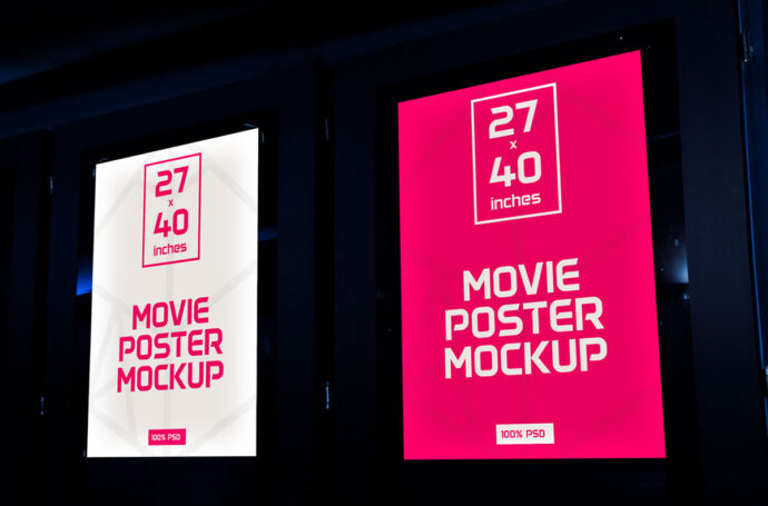 Mockup Movie Posters for Marketing and Promotion