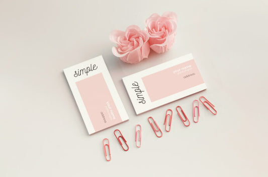 Mockup Set for Feminine Stationery Branding