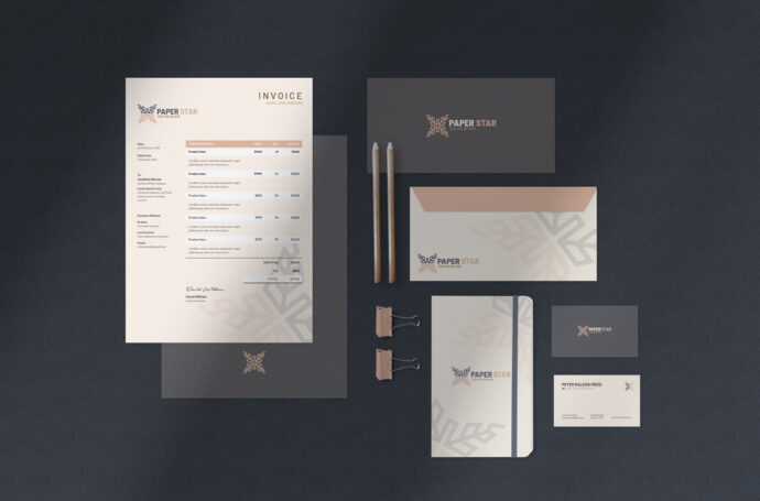 Mockup Set for Stationery Branding