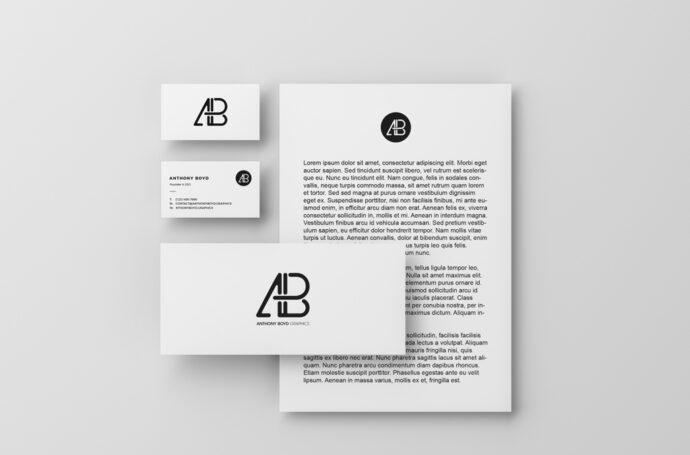 Mockup for Branding Identity Stationery