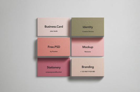 Mockup for Business Cards with Brand Identity