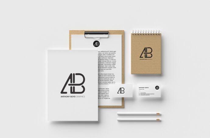 Mockup for Identity Branding Stationery