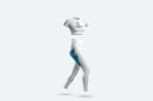 Mockup of 3D Sports Top and Leggings