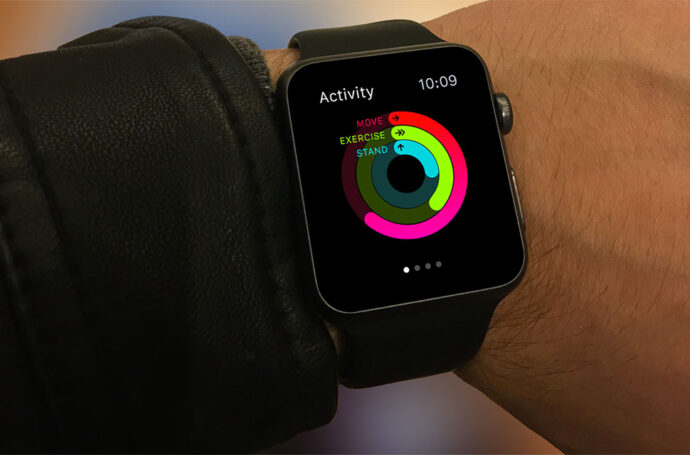 Mockup of Apple Watch on Man's Wrist