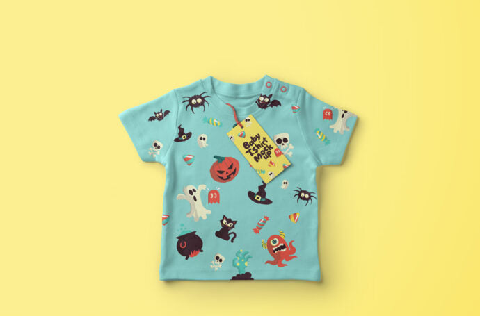 Mockup of Baby Shirt