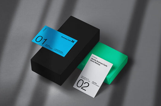 Mockup of Business Cards for Brand Identity