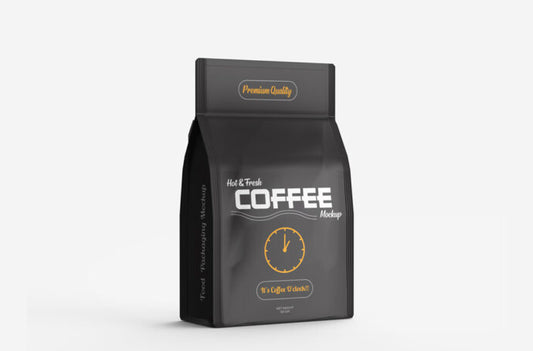 Mockup of Coffee Packaging