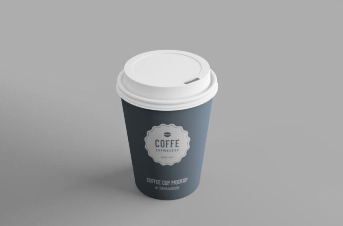 Mockup of Coffee Paper Cup