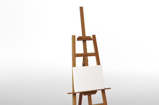 Mockup of Easel and Canvas for Displaying Artwork