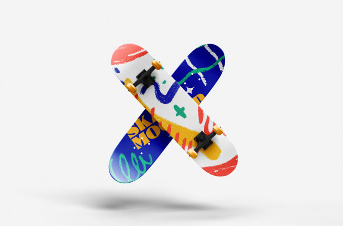 Mockup of Floating Skateboards