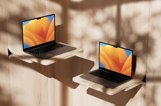 Mockup of MacBook Air Devices