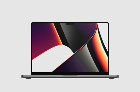 Mockup of MacBook Pro 16″ in Space Gray