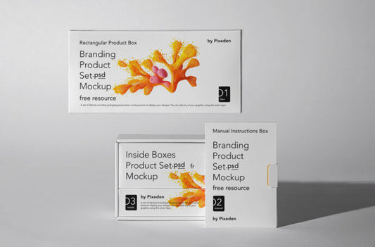 Mockup of Packaging Box for Smartphones