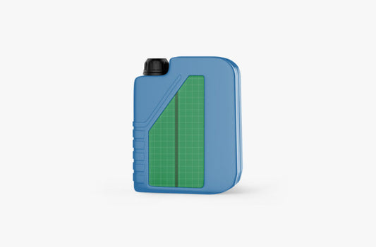 Mockup of Plastic Jerry Can for Packaging and Presentation