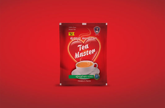 Mockup of Sealed Sachet Packaging