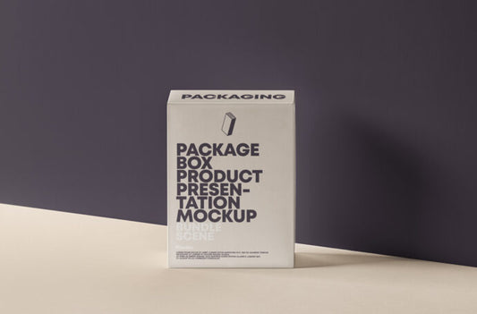 Mockup of Single Box Packaging