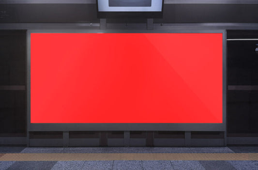 Mockup of Subway Billboard