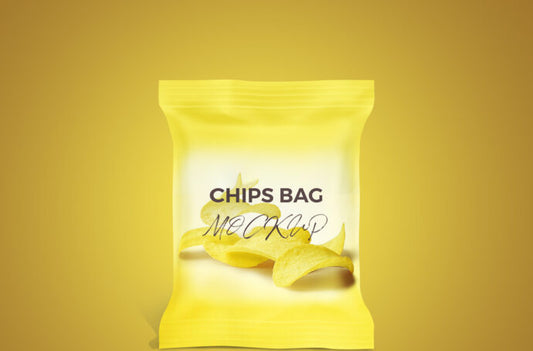 Mockup of a Basic Bag of Chips