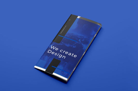 Mockup of a Brochure Cover