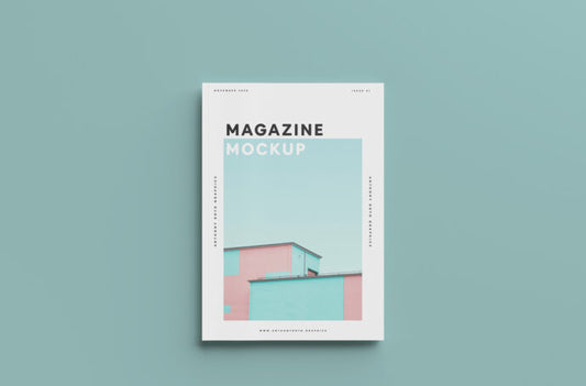 Mockup of a Clean Magazine Cover