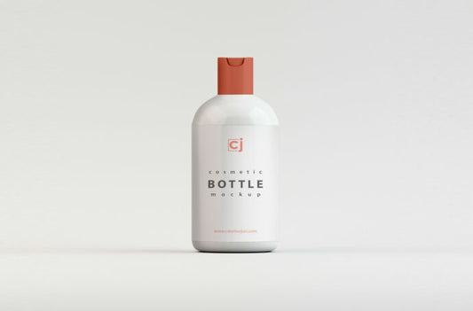 Mockup of a Cosmetic Bottle