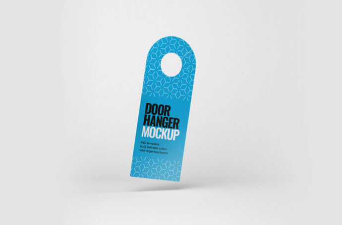 Mockup of a Door Handle Hanger