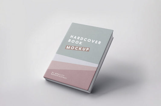 Mockup of a Floating Book Cover