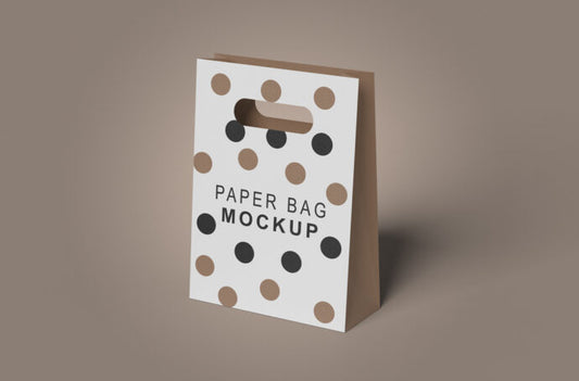 Mockup of a Foldable Paper Bag