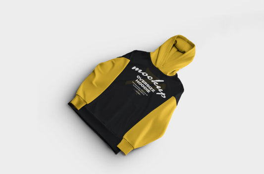 Mockup of a Folded Hoodie