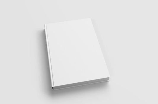 Mockup of a Hardcover Book Cover