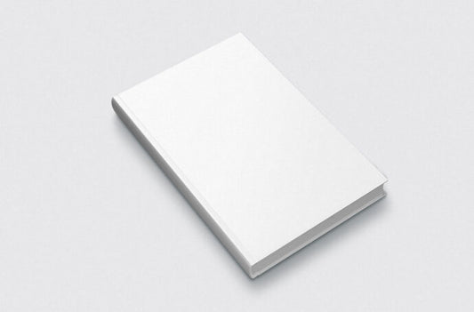 Mockup of a Hardcover Book