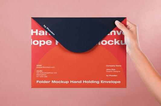 Mockup of a Large Envelope