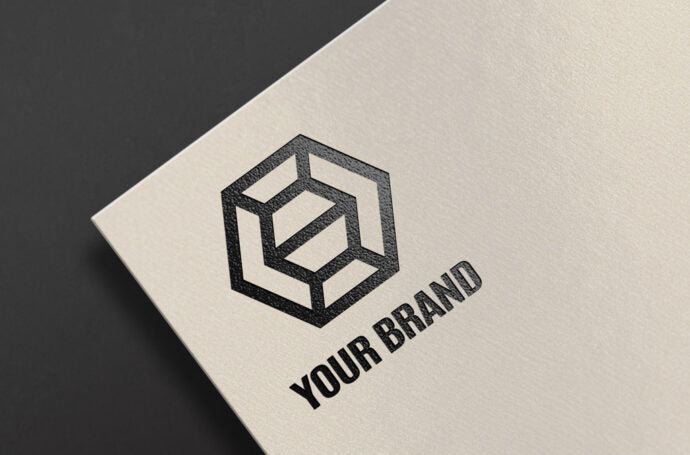 Mockup of a Letterhead with Logo