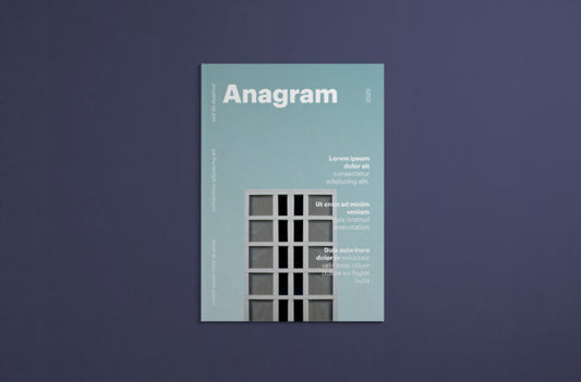 Mockup of a Magazine Front Cover