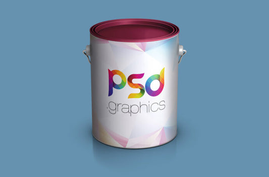 Mockup of a Paint Bucket