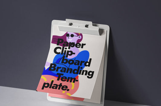 Mockup of a Paper Clipboard