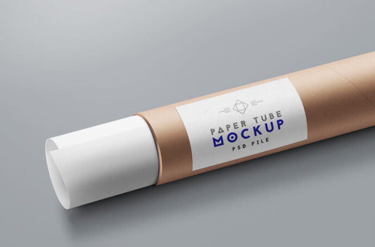 Mockup of a Paper Tube