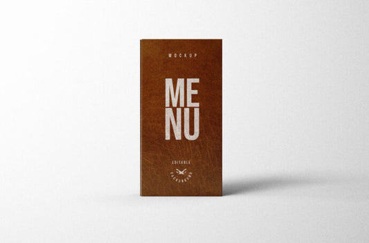 Mockup of a Restaurant Menu Cover