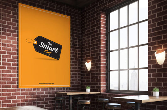 Mockup of a Restaurant Sign