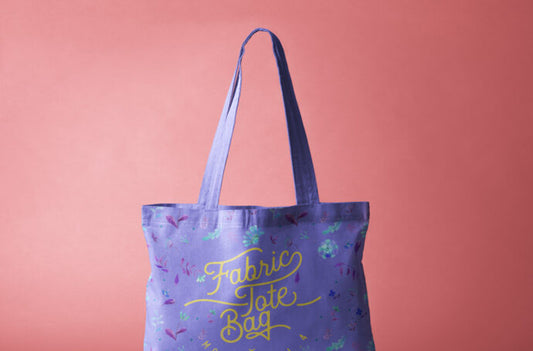 Mockup of a Shopping Bag made of Fabric