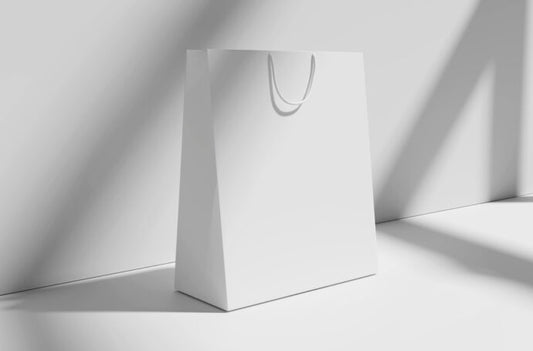 Mockup of a Shopping Bag with Handles