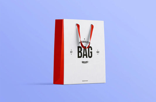 Mockup of a Shopping Bag